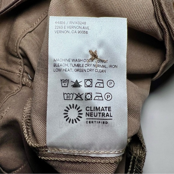 Reformation Mason Pant in Mushroom - Picture 6 of 6